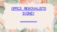Office Removalists Sydney - Singh Movers
