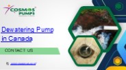 dewatering pump in Canada