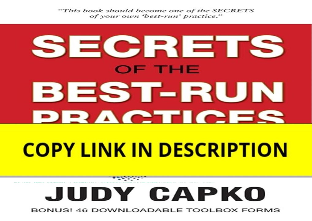 download❤pdf Secrets of the Best-Run Practices, 3rd Edition
