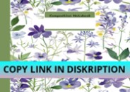 Download [PDF] Romantic purple flower composition notebook