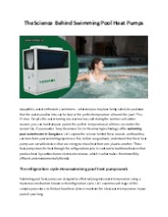 The Science Behind Swimming Pool Heat Pumps - Vindsol