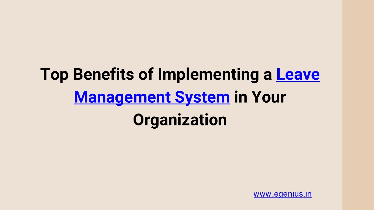 PPT – Leave management system PowerPoint presentation | free to ...