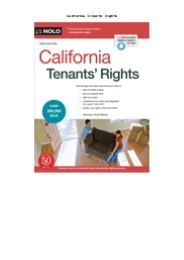 (download)⚡️ California Tenants' Rights