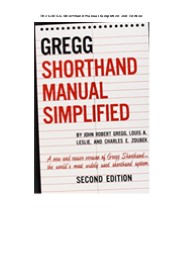 ❤download The GREGG Shorthand Manual Simplified     2nd Edition