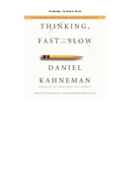 Download⚡️ Thinking, Fast and Slow