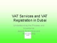 VAT Services and Registration in Dubai