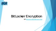 How to Active BitLocker Encryption on USB Pen Drive