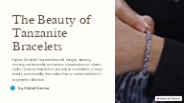 Latest Tanzanite Bracelet Designs for Women