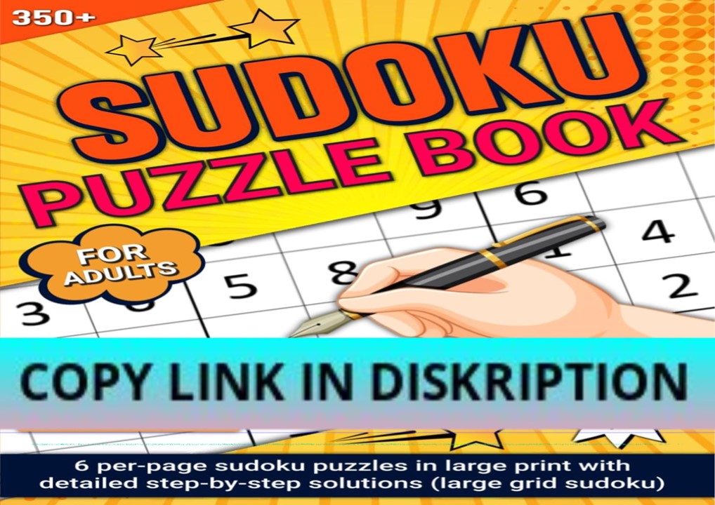 PPT [PDF] DOWNLOAD 350+ Sudoku Puzzle Book for Adults Easy to medium