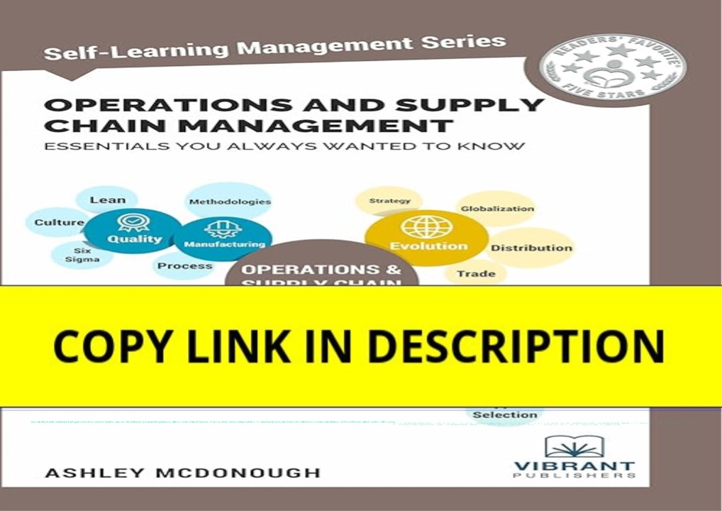 ❤download Operations and Supply Chain Management Essentials You Always Wanted to Know (Self-Lear