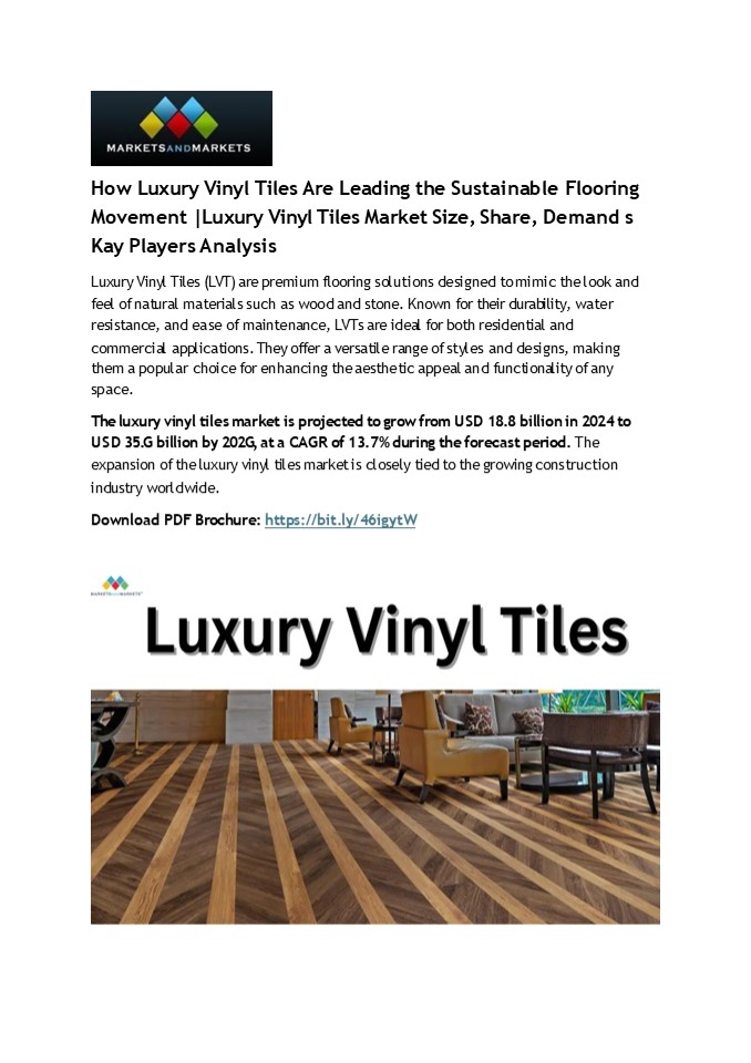 LVT Market Dynamics: Trends Shaping the Future of Flooring