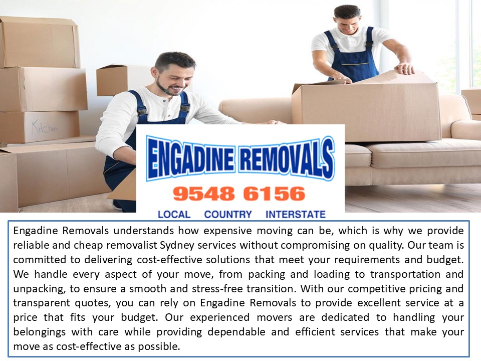 Best Removalists Sydney - Engadine Removals
