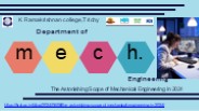 The Astonishing Scope of Mechanical Engineering