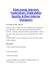 Hyderabad Interior Design That has Stunning Modular Designs