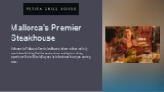 Mallorca's Premier Steakhouse