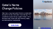 Does Qatar allow name changes?