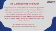 Far reaching air conditioning Services in Methuen
