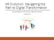 HR Evolution Navigating the Path to Digital Transformation
