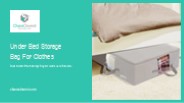 Under Bed Storage Bag For Clothes - Chaos Cleared