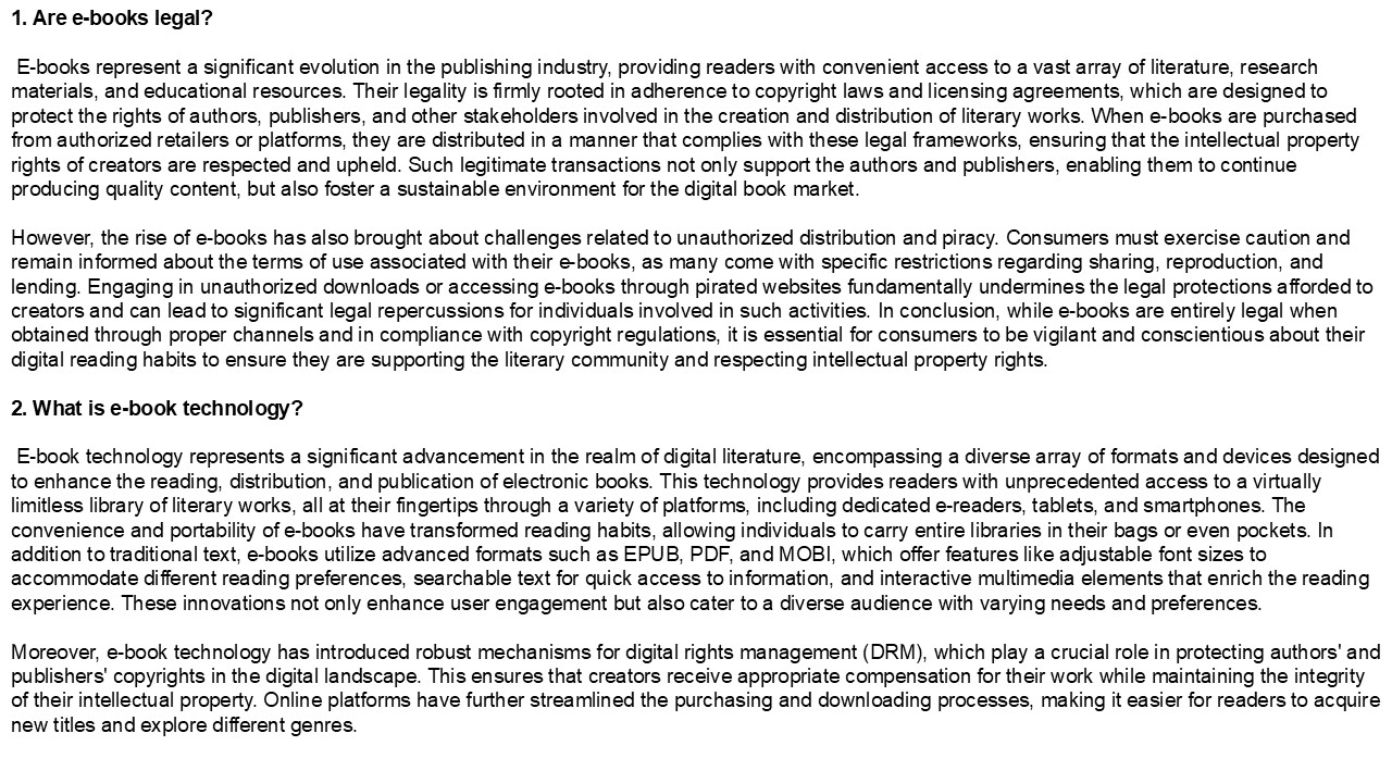 The E-Book Revolution: Transforming the Reading Experience in the Digital Age