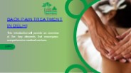 back pain treatment in delhi
