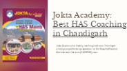 Best HAS coaching in Chandigarh