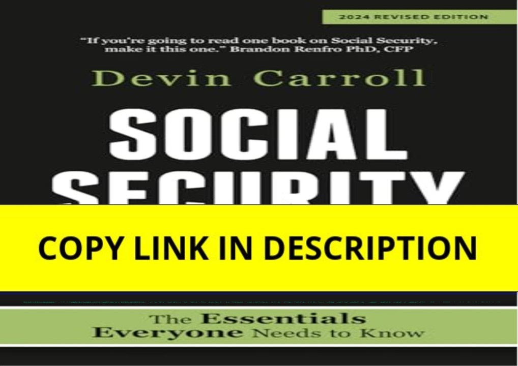 Download⚡️ Social Security Basics: The Essentials Everyone Needs to Know     Paperback â€“ June