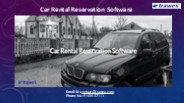 Car Rental Reservation Software