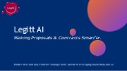 Legitt AI Contract Lifecycle Management Platform