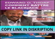 PDF/READ/DOWNLOAD Comment battre le Blackjack !
