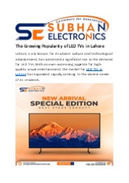 led Tv In Lahore