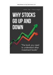 (PDF)DOWNLOAD Why Stocks Go Up and Down, 4E