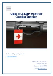 Guide to US Entry Waiver for Canadian Travellers