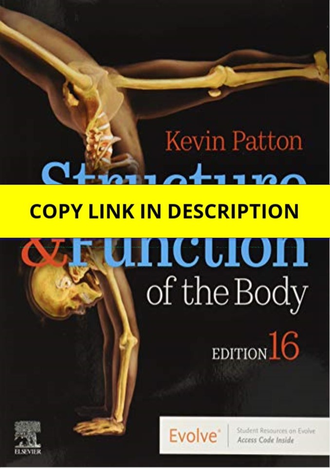 [PDF] Structure & Function of the Body - Softcover 16th Edition Ipad