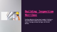 Building Inspection in Werribee