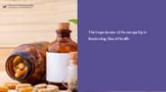 The Importance of Homeopathy in Sustaining Good Health
