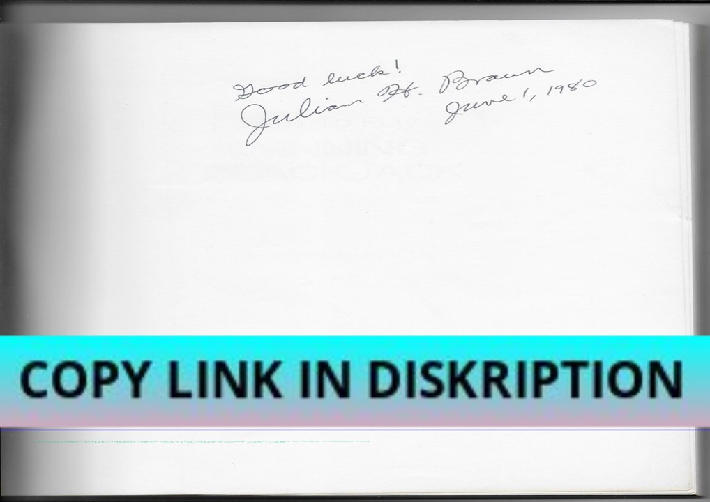 [PDF] READ Free How to play winning blackjack