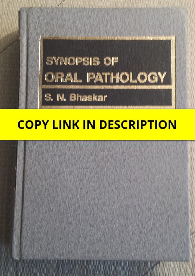 Download Synopsis of Oral Pathology Kindle