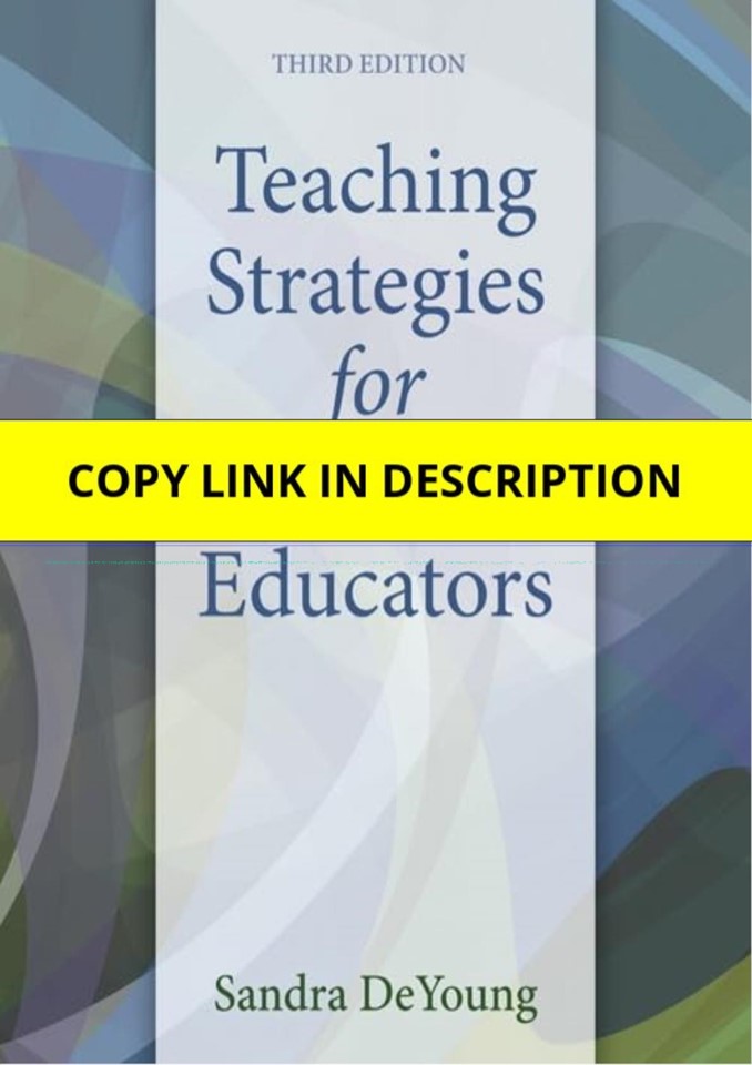 (PDF) Teaching Strategies for Nurse Educators 3rd Edition Android