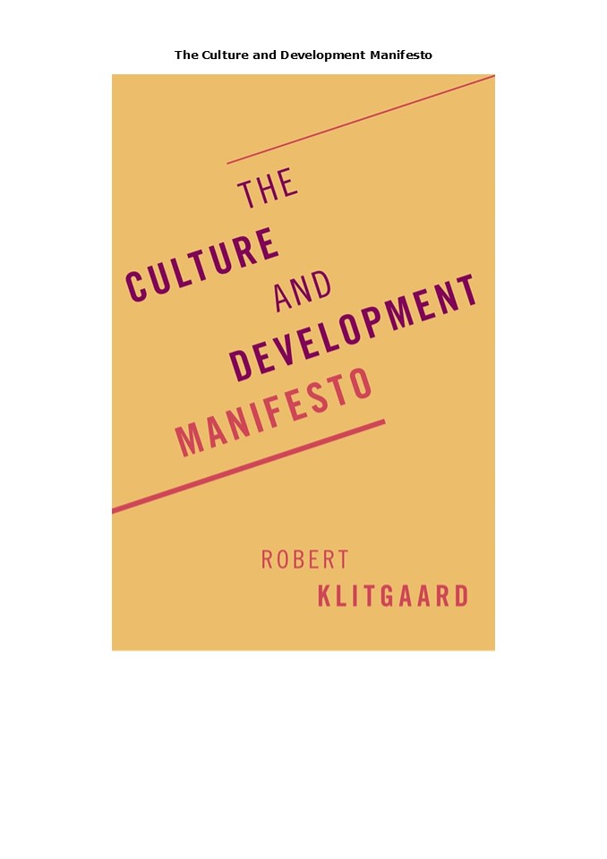 [PDF] DOWNLOAD The Culture and Development Manifesto