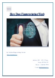 How Does Fingerprinting Work