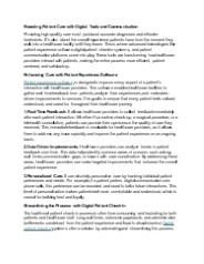 Boosting Patient Care with Digital Tools and Communication