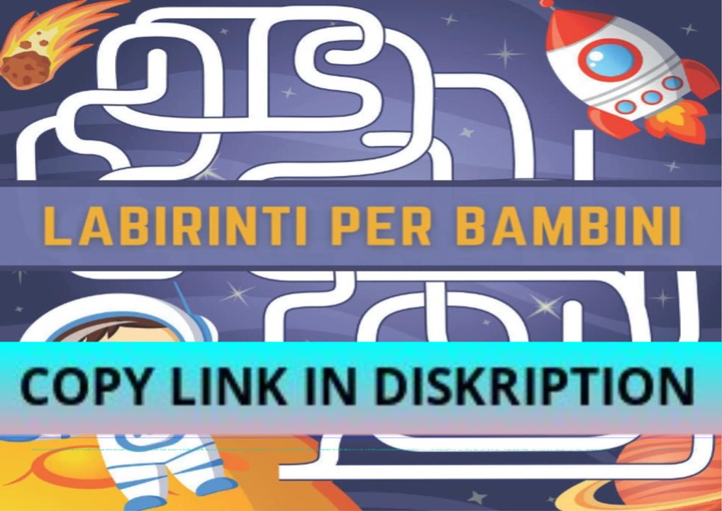 READ/DOWNLOAD Labirinti per Bambini: Libro attività labirint