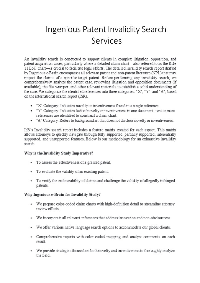 Invalidity Search (3)