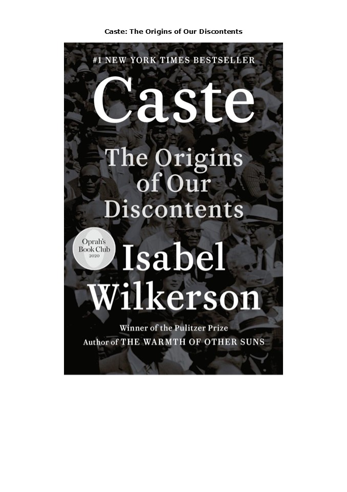 [READ DOWNLOAD] Caste: The Origins of Our Discontents