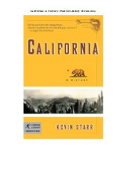 READ California: A History (Modern Library Chronicles)