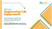 Heat and Mass Transfer Lab Equipments Manufacturers