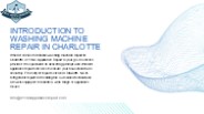 Washing Machine Repair Charlotte