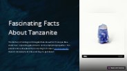 Know Fascinating Facts About Tanzanite