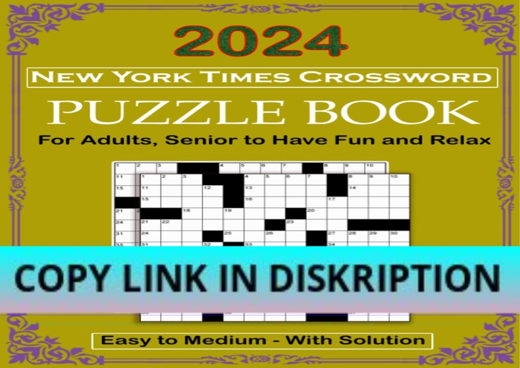 PPT [PDF] DOWNLOAD 2024 New York Times Crossword Puzzle Book Ea